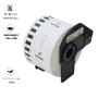 BETCKEY - 10 DK-22223 Rouleau de Papier Continu Compatible avec Brother, 50mm x 30.48m, 10 Étiquettes pour Imprimantes d'Étiquet