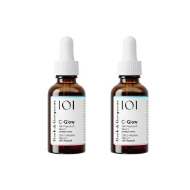Geek & Gorgeous - C-Glow - Sérum à 15% de vitamine C + acide férulique & vitamine E, protège contre les dommages environnementau