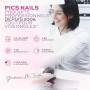 Huile Cuticules Ongles des Mains et des Pieds 12ml Professionnelle - Huile Coco Fragance Hydratante et Régénérante pour les Cuti
