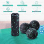 LOPHE Lot 3 Balles de Massage, Boules Haute Densité, Double Boule, Vert | Relaxation Douleurs Musculaires, Masser Pieds Dos Épau