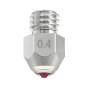 MK8 - Buse Rubis 0,4 mm pour imprimante 3D Ender 3, CR-10, Elegoo Neptune 3, Sovol SV06 et plus, corps en cuivre plaqué nickel t