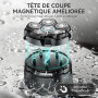 Kensen 6D Têtes de Rasoir Tete Chauve Homme | IPX6 Étanche Rasoir Tete Rotatives