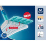 Leifheit Set Balai Serpillière Seau essoreur Power Clean M, 2 Housses | Technologie CleanBlade avec housses Micro Duo, largeur 3