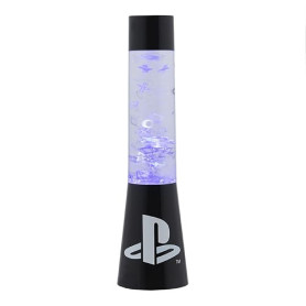 Paladone Playstation Lampe à Lave Scintillante, Éclairage d'Ambiance Lampe Lava, 33 cm