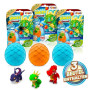 INKEE Surprise Dragons Lot de 3 bombes de bain pour enfants avec surprise | Bombes de bain pour enfants au parfum cola-orange ,