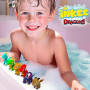 INKEE Surprise Dragons Lot de 3 bombes de bain pour enfants avec surprise | Bombes de bain pour enfants au parfum cola-orange ,