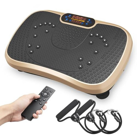 Dripex Plateforme Vibrante Oscillante Puissante 99 Vitesses Bluetooth | Puissante, 5 modes, haut-parleur Intégré, bluetooth, por