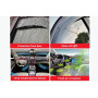 Lot de 4 déflecteurs d'air compatibles avec PEUGEOT 5008 MK2 modèles 2017 2018 2019 2020 2021 2022 2023 2024.