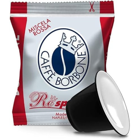 Capsules Borbone respresso mélange rouge compatibles Nespresso PZ. 100 200 300 400 500 600 (200)