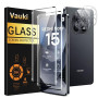 Vauki Verre Trempé pour Xiaomi Redmi Note 15 5G / POCO M8 5G Protection D'écran Film avec Caméra Arrière Protecteur,Dureté 9H Vi