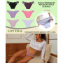 BeReady Culotte sans Couture Femme Slip Invisible sous-Vêtements Sexy Féminins Hipster Dentelle Bikini Culotte Femme
