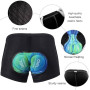 ASTRYON Short Cycliste Homme VTT Rembourré avec Coussin Gel 5D, Résistant aux Chocs, Élastique, Respirant, Séchage Rapide