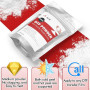 A-SUB Poudre de transfert DTF, 1 kg de poudre de transfert blanche, colle thermofusible pour sublimation, fonctionne avec film D