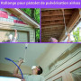 Airless Peinture Pistolet Tige De Rallonge pour Pulvérisateur Airless Buse Pistolet Peinture 3 Pcs 30cm, 50cm, 75cm