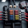 306 Pièces Set de Fusibles Voiture – Fusibles Auto 2A 5A 7.5A 10A 15A 20A 25A 30A 35A avec Testeur, Couleurs Variées