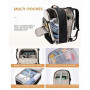LOVEVOOK Sac à Dos Voyage Cabine Avion 45x36x20 pour Femme Homme | Bagages Valise Easyjet Ryanair - Étanche, pour Ordinateur P