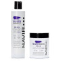 NAVIR Silver Traitement déjaunisseur professionnel pour cheveux blonds, décolorés, méchés, blancs et gris | Shampooing 300 ml +