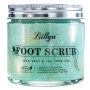 Liillya Gommage Corps & Pieds Naturel au Sel Marin, Arbre à Thé & Menthe Poivrée – Exfoliant Hydratant pour Peau Sèche, Talons &