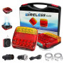 TXGSDXS 2 pièces Feux Remorque Arrière LED Magnétiques Sans Fil pour Camion | 5 Fonctions, Rechargeables, Étanches IP65, 12V/24V