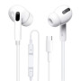 Écouteurs Filaires USB C pour iPhone 17/16/15 Pro Max, Éecouteur USB C | Intra-Auriculaires Hi-Fi Stéréo Typ-C avec Microphone e