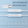 Écouteurs Filaires USB C pour iPhone 17/16/15 Pro Max, Éecouteur USB C | Intra-Auriculaires Hi-Fi Stéréo Typ-C avec Microphone e