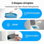 Neakasa PooGuard Poubelle à litière pour Chat, déjections Canines et Couches, avec fenêtre de visualisation, Ouverture Plus Larg