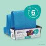 Litter Genie Easy Roll Poubelle Litière Anti-Odeurs Chat - 12 Sacs/3 Mois | Plastique recyclé 90% - Design Hermétique - 8 jours