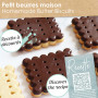 ScrapCooking - Moule Silicone 8 Petits Beurres - Moule Biscuits - Apte Four & Congélateur - Pâtisserie Gâteau Enfant - Ustensile