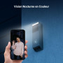 EZVIZ 2K Sonnette vidéo sans Fil avec caméra+Panneau Solaire+Carillon, Double Objectif, détection de Personnes/Paquet, Vision No