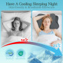 Aoceki Oreiller Ergonomique Cervical Oreiller Memoire Forme pour la Nuque,pour Dormir sur Le côté,Le Dos et Le Ventre, Gris Fonc