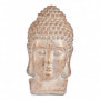 Figure décorative de jardin Buda Tête Blanc/Or Polyrésine (35 x 65,5 x 38 cm) 199,99 €