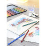 Faber-Castell - Set de crayons aquarellables Albrecht Dürer, 24 pièces | Crayons de couleur aquarellables haut de gamme avec des