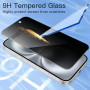 JETech Verre Trempé Anti-Espion pour iPhone 16, Lot de 2 | 9H Protection D'écran, Outil d'Installation Facile, Design Anti-Rayur