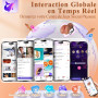 Cacuola Masturbateurs Réalistes 3 en 1 pour Hommes – Kit Masturbateur avec Mini Vibromasseur Interactif IA, Silicone Souple, Sex