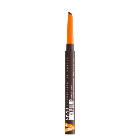 NYX Professional Makeup Crayon Lèvres Repulpant Mat 10h Double Dose | Extrait piment gingembre, Mine 2-en-1 précise et plate, Fo