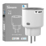 SONOFF S60TPF (DE Type) Prise Intelligente WiFi 16A, Prises de Courant, Contrôle à Distance et Programme de Temps via eWeLink AP