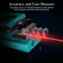 Télémètre Laser Mètre Laser 50M Numérique avec 2 Niveaux à Bulle,Mesure de Longeur Surface Volume Pythagore Kiprim LD50E