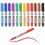 SUQJOY Stylos pour Tableau Blanc, Feutres à Pointe Moyenne Fine Effaçables à Sec, Marqueurs pour Tableau Blanc à Faible Odeur av