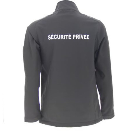 ATEQ UNIFORME Softshell Sécurité Privée Noir 3 Couches