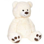 BRUBAKER Peluche géante XXL - Ours/Nounours - 100 cm | Ultra Douce & Mignonne - Blanc