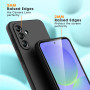 Vansdon Coque Compatible avec Samsung Galaxy A36 5G, Noir | 2 Film de Protection en Verre trempé, Housse Souple en TPU en Silico
