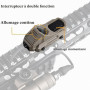 QIRUIMY M600C Lampe de poche LED Torche tactique 600 Lumens,Lumière Scout légère pour mlok Keymod 20mm Picatinny Rail System (Ma