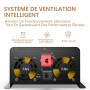 Convertisseur Pur Sinus 2500W/5000W 12V 220V Onduleur Transformateur | 2 Prises EU Courant Alternatif, Ports USB + Type-C, Téléc