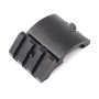 FIRECLUB Support de rail Picatinny déporté ultra bas profil 45 degrés 20 mm latéral noir pour point rouge, grossisseurs, lampes