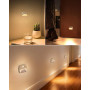 8 x Veilleuse LED Pile, Interrupteur automatique, Détecteur de mouvement | Lampe Placard Adhésive pour Couloir, Escalier, Cuisin