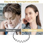 Qufiiry 3 Pcs Serre Tete Homme, Bandeaux en Métal, Bandeaux Ondulés Unisexes, Bandeau Cheveux, Antidérapant Hoop Band pour l'ext