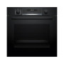 Bosch - Four pyrolytique multifonction série 6, 60 cm de large, Home Connect, AirFry, noir, HBG578EB7
