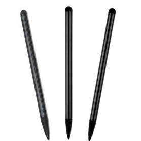 ZHAOYCSH Lot de 3 Stylets Noirs Universels à Pointe Fine,Stylos Haute Précision pour Téléphone Portable,Tablette et Tous Les Écr