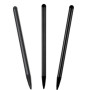 ZHAOYCSH Lot de 3 Stylets Noirs Universels à Pointe Fine,Stylos Haute Précision pour Téléphone Portable,Tablette et Tous Les Écr