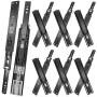 JI2OOYI glissières de tiroir 6 paires (12 pièces),50cm glissiere pour tiroir, amortisseur coulisse tiroir avec roulements à bill